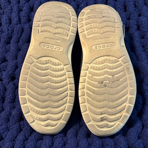 CROCS Blue and Tan Loafers - Picture 5 of 5